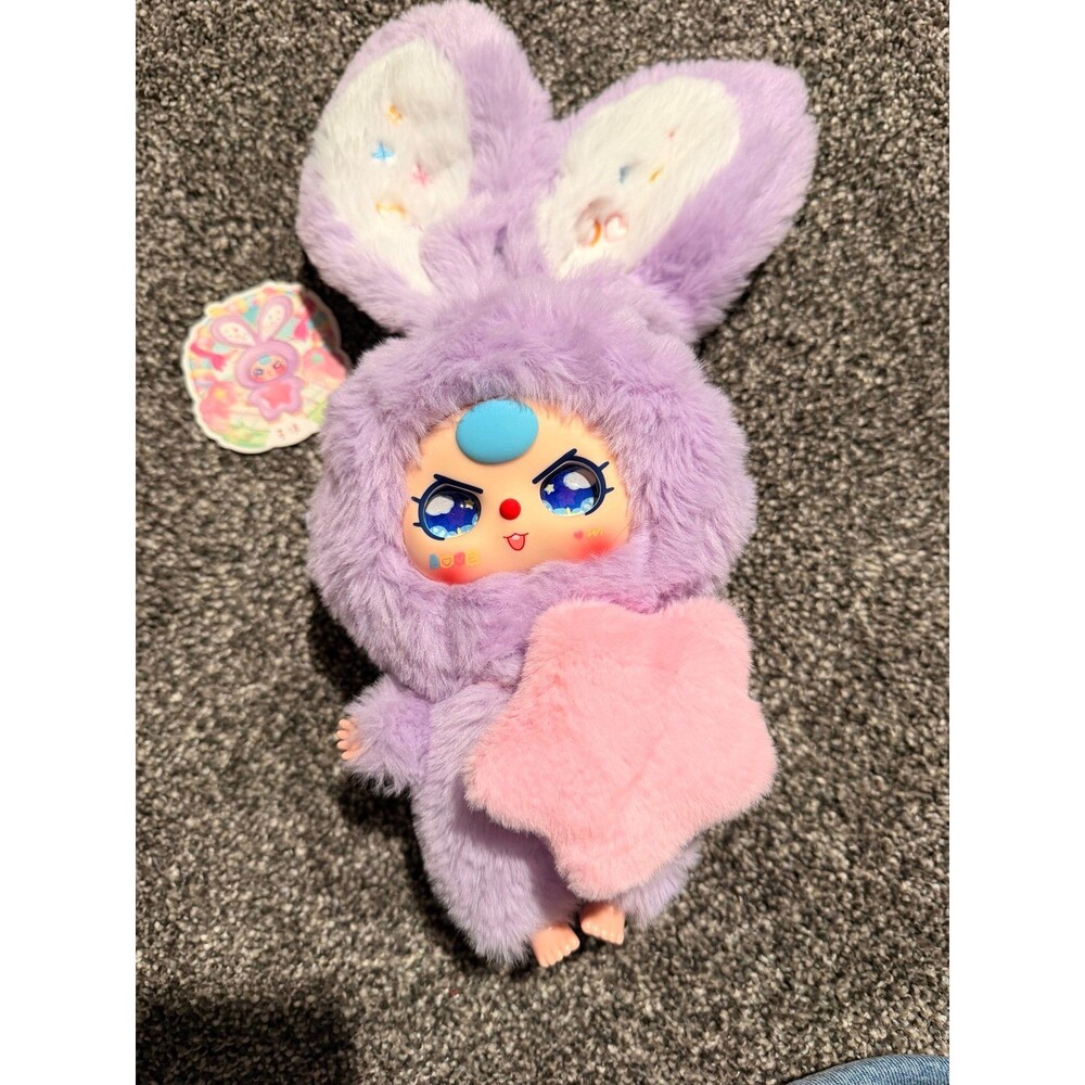 Baby three purple bunny special eyes